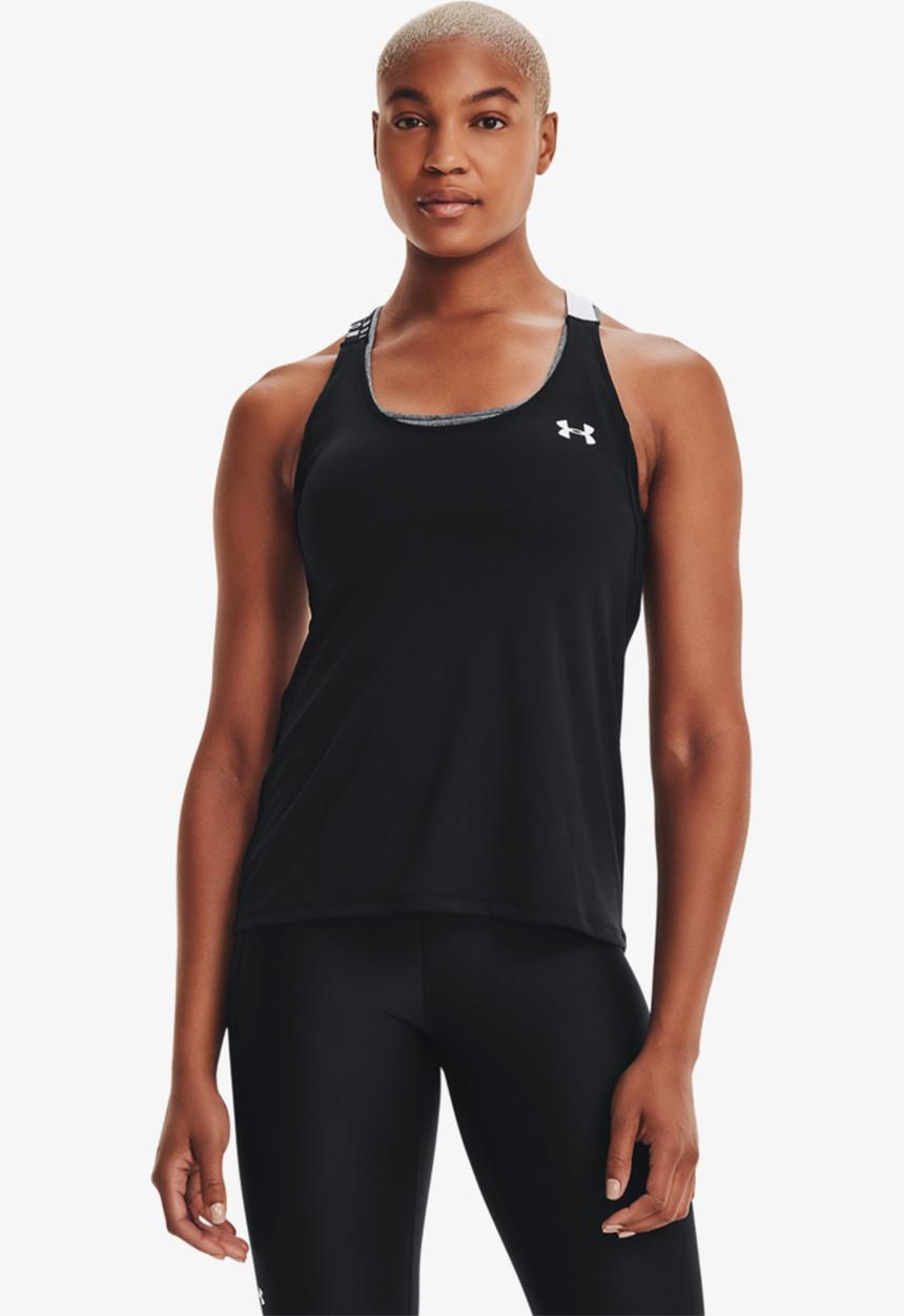 Under Armour - Hg armour double strap tank - black