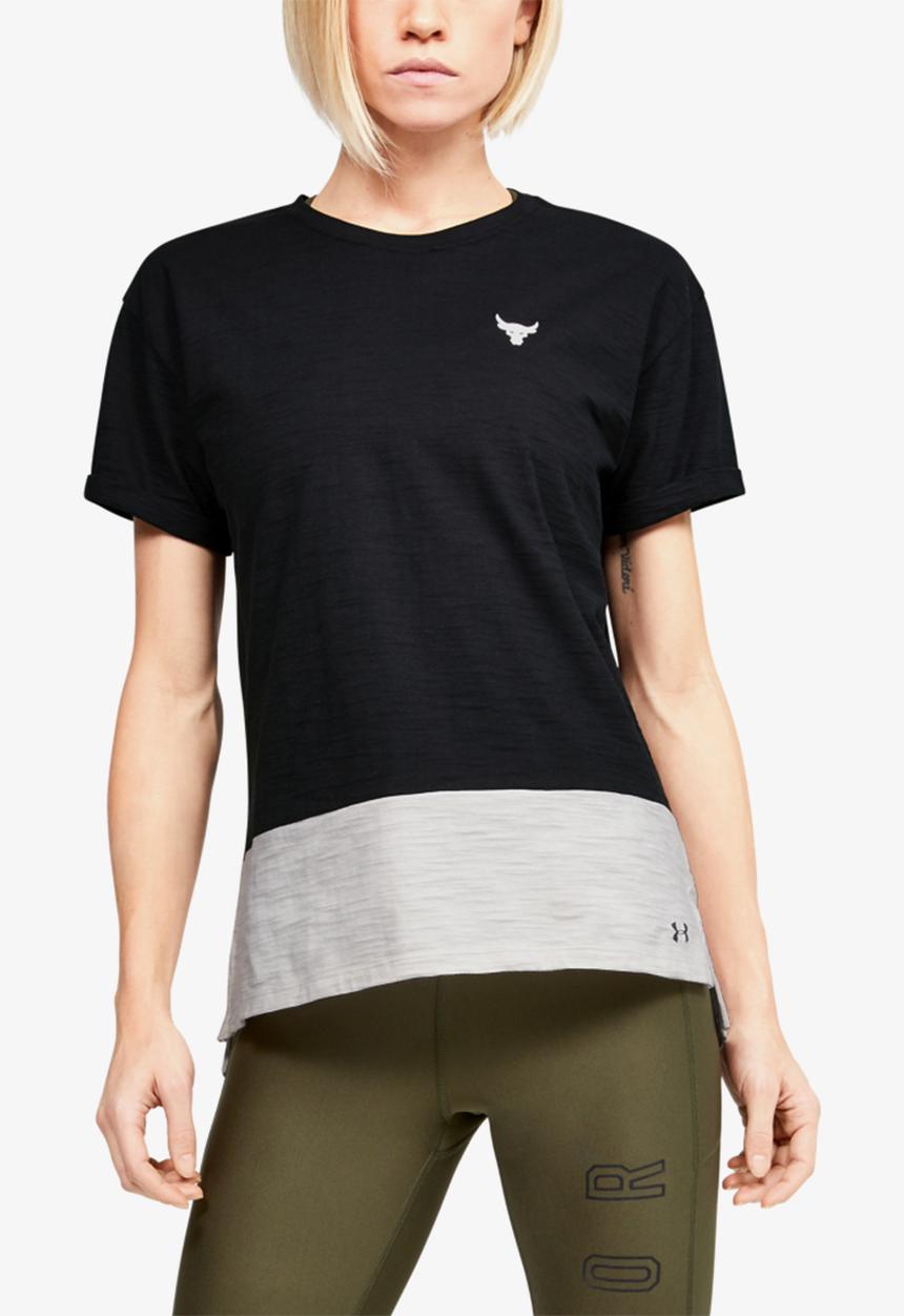 Under Armour - Project rock charged cotton - black
