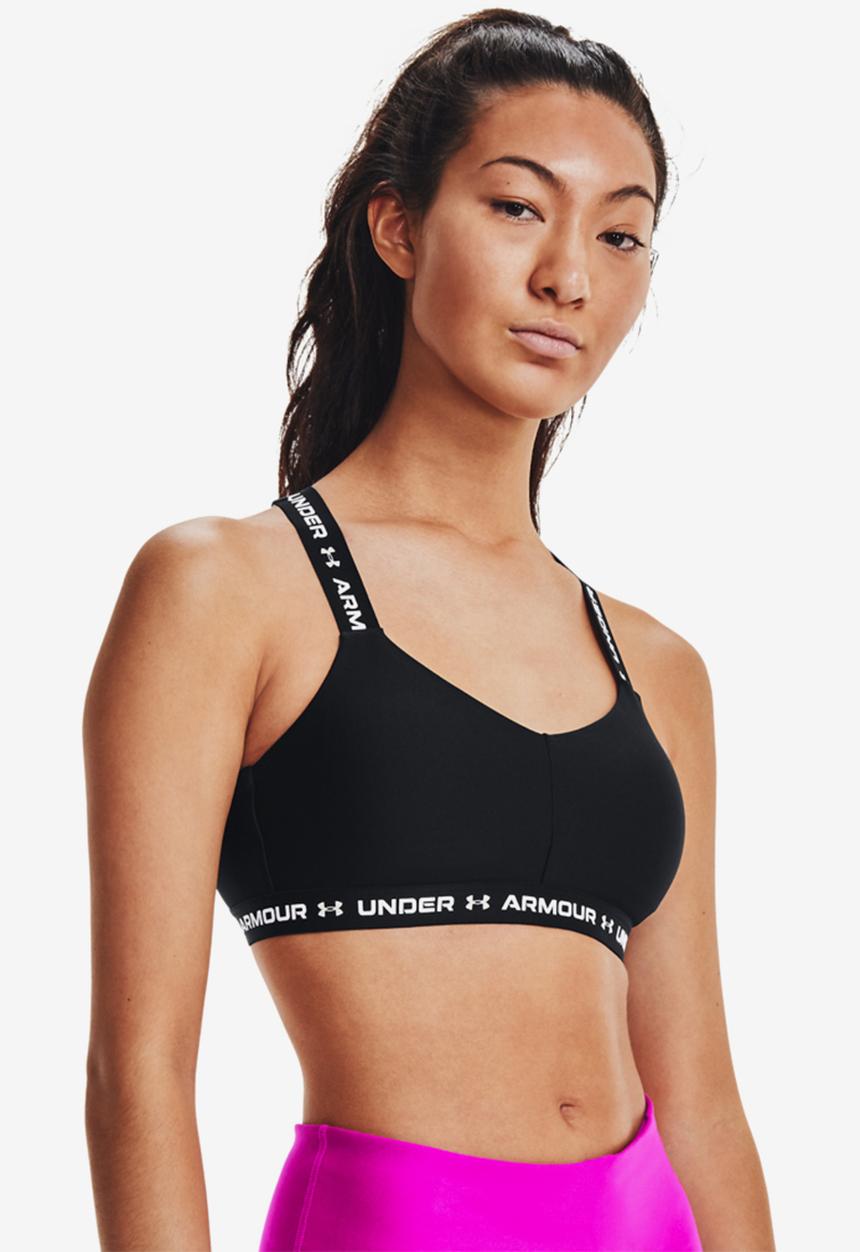 Under Armour - Crossback low impact bra - black