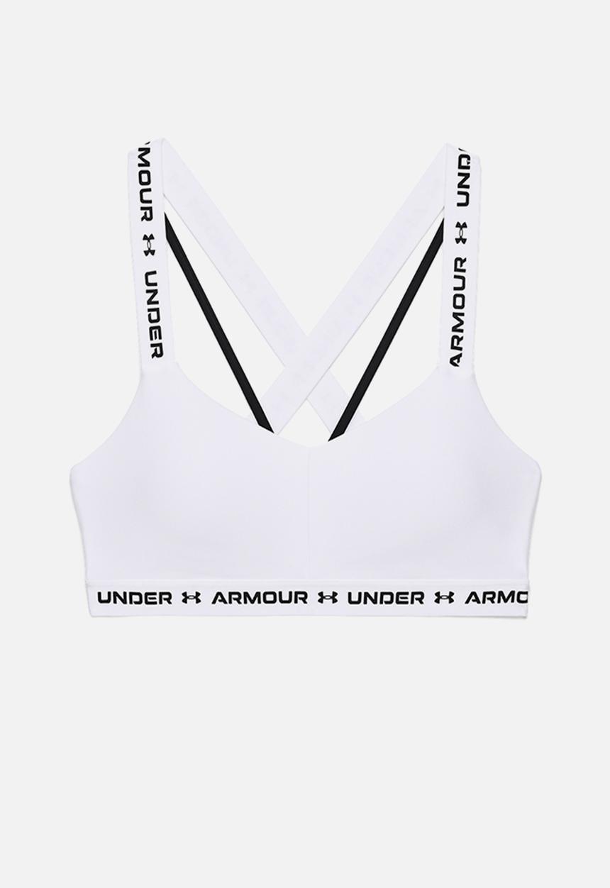 Under Armour - Crossback low impact bra - white