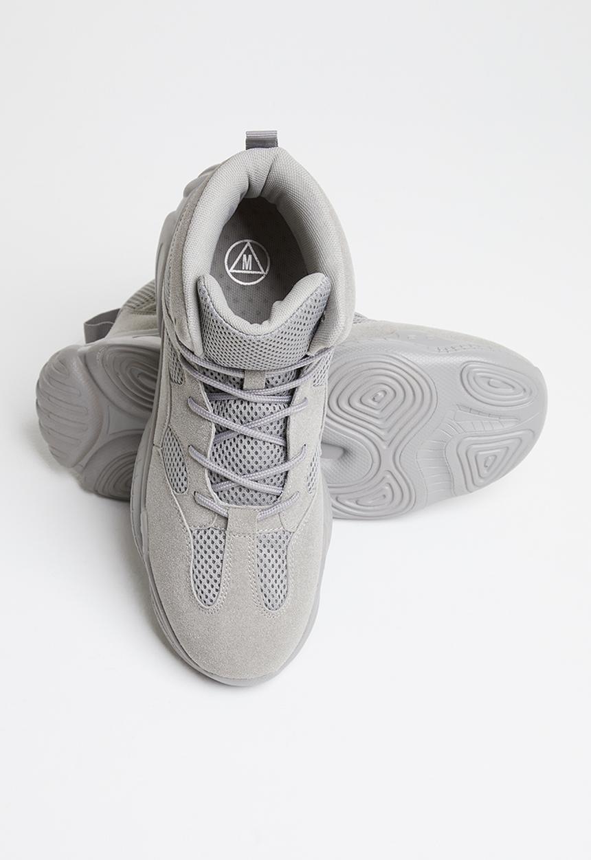 Missguided - High top bubble sole trainers - grey