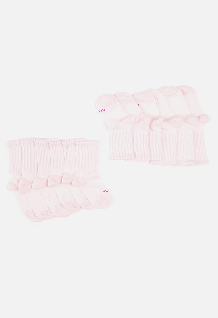 Klin - Girls 6 pack socks - pink 