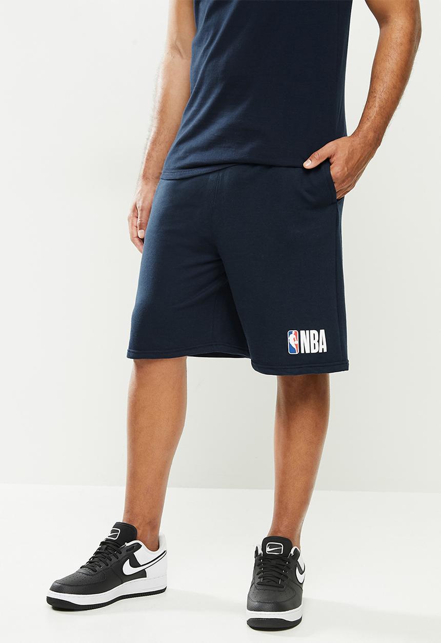 NBA - Nba b/ball retro shorts  - cotton birdseye / surf interest - navy