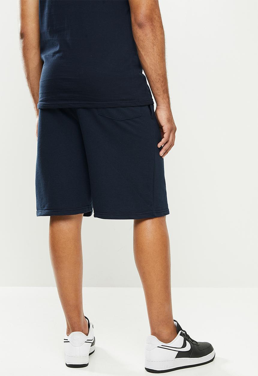 NBA - Nba b/ball retro shorts  - cotton birdseye / surf interest - navy