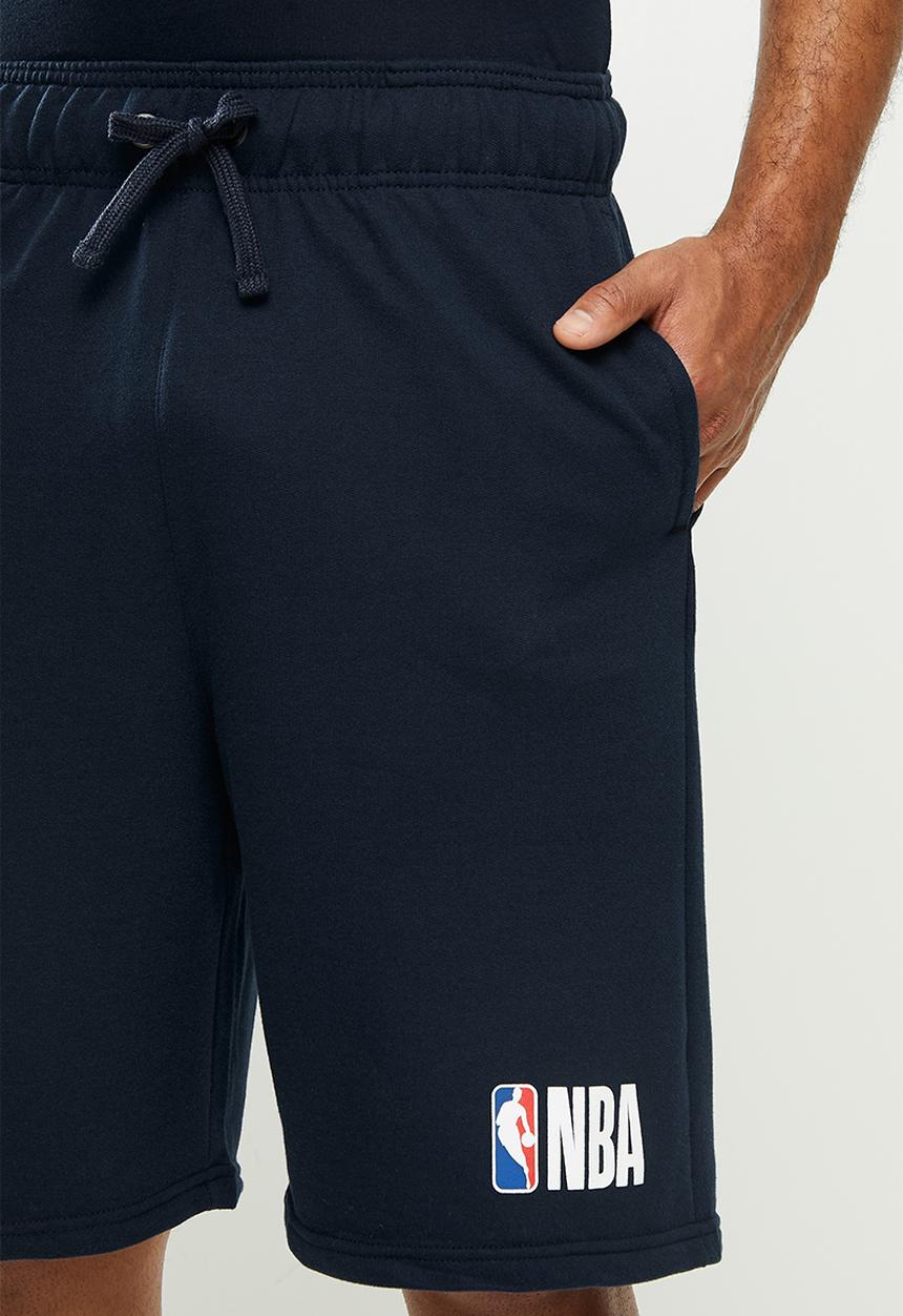 NBA - Nba b/ball retro shorts  - cotton birdseye / surf interest - navy