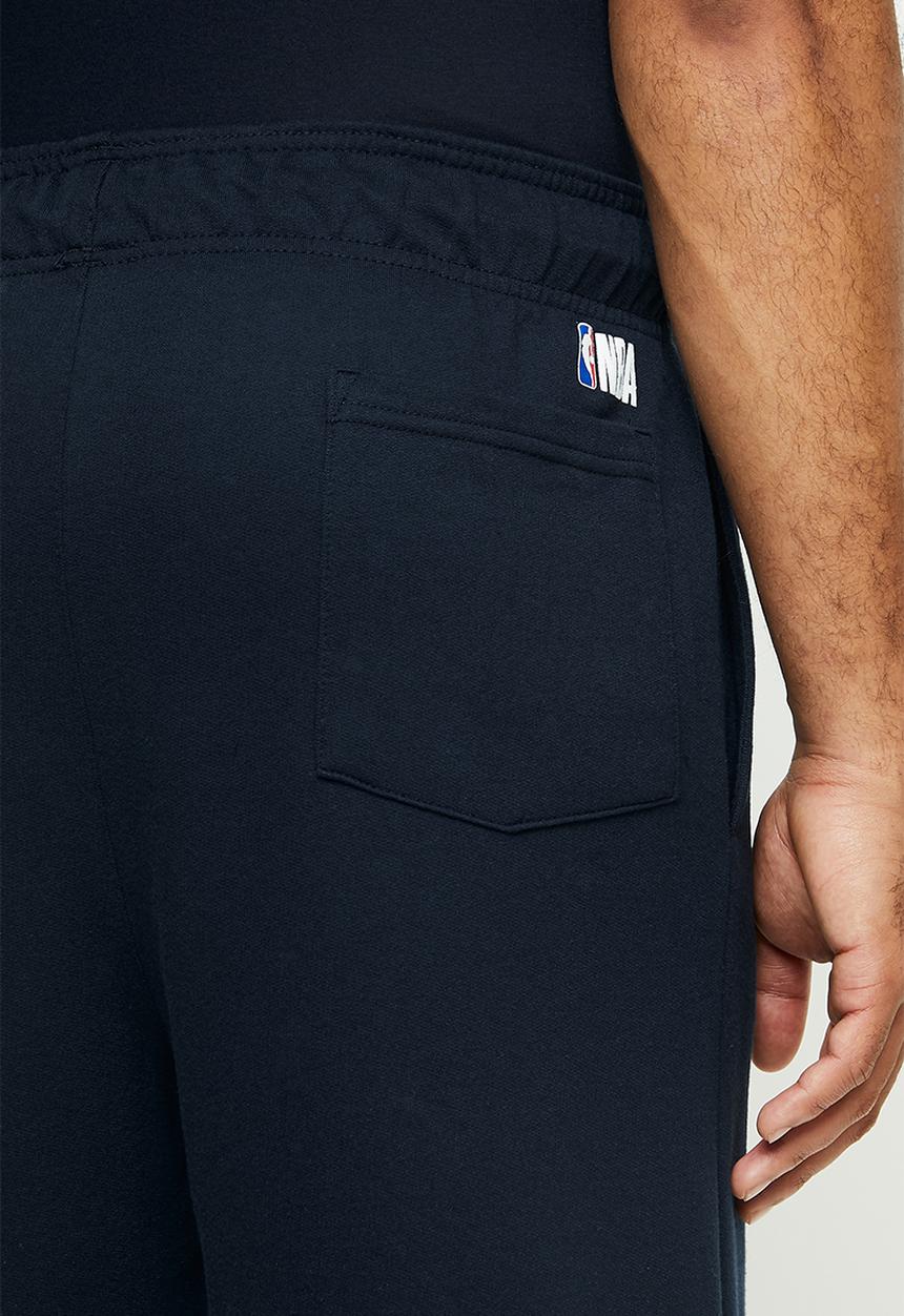 NBA - Nba b/ball retro shorts  - cotton birdseye / surf interest - navy