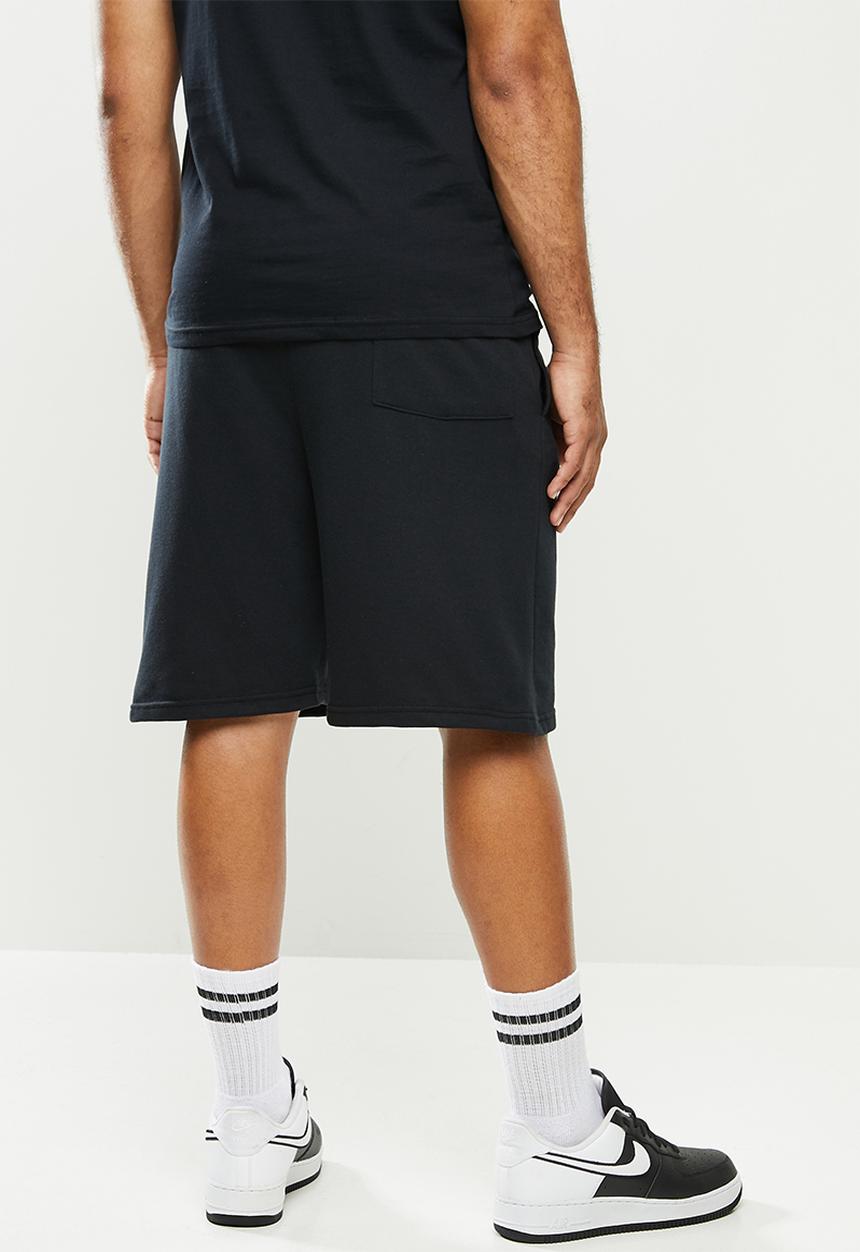 NBA - Miami b/ball retro shorts  - cotton birdseye / surf interest - black
