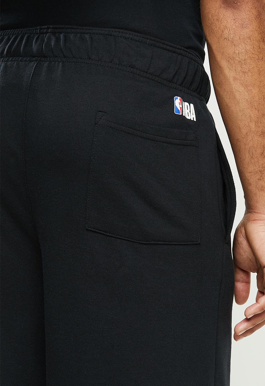 NBA - Miami b/ball retro shorts  - cotton birdseye / surf interest - black