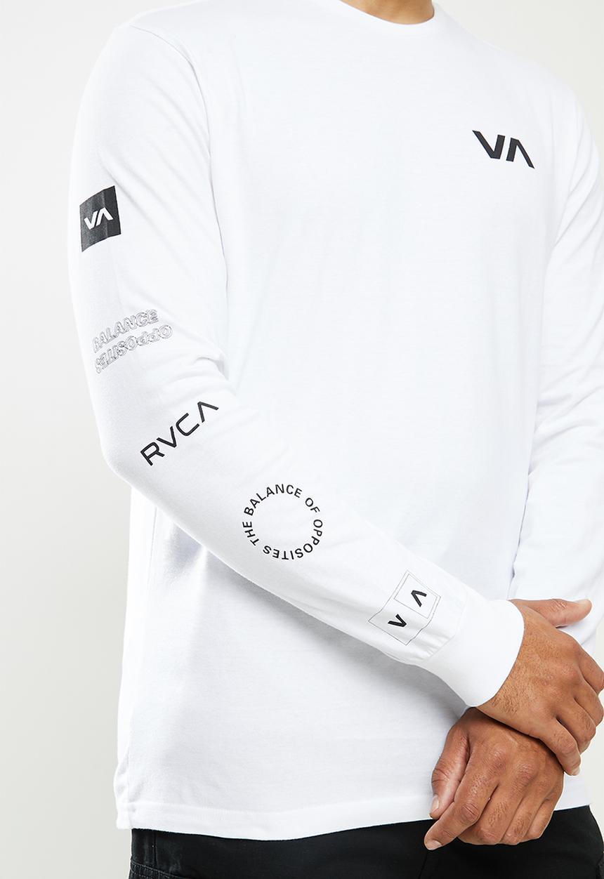 RVCA - All out rvca long sleeve - white