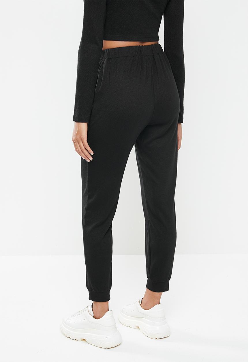 Blake - Soft touch jogger - black