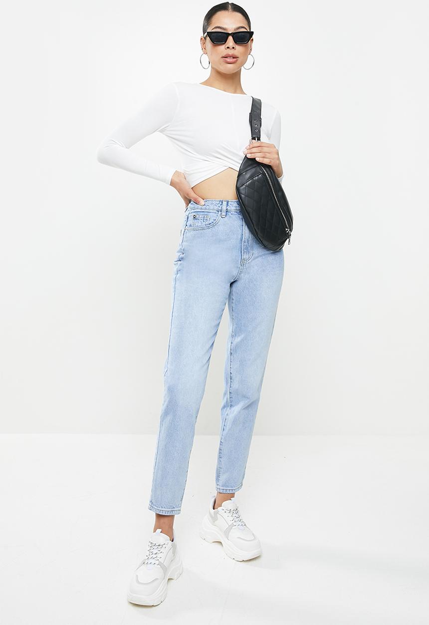 Missguided - Riot mom jeans - blue