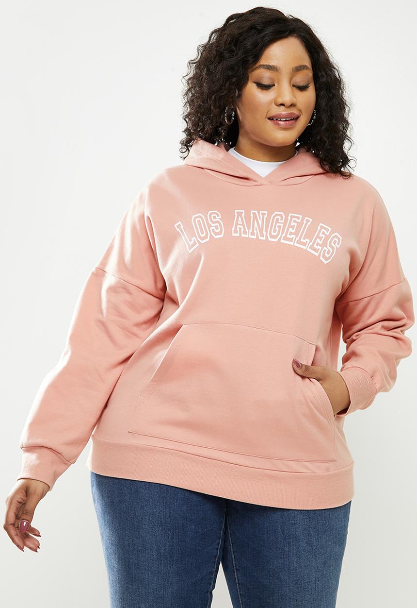 Blake - Oversized hoodie - misty rose