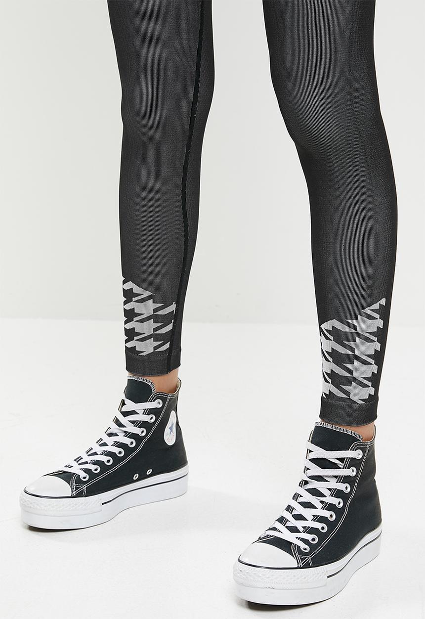Missguided - Houndstooth seamless legging - black