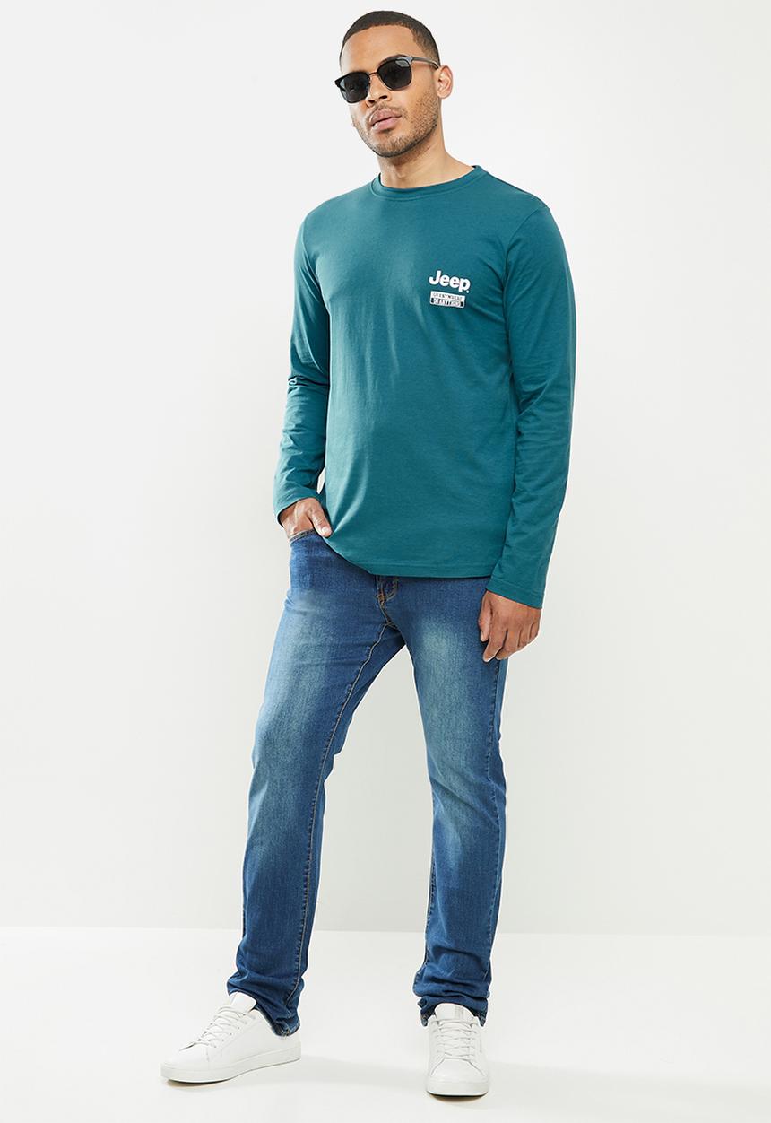 JEEP - Pablo core straight leg jeans - medium blue
