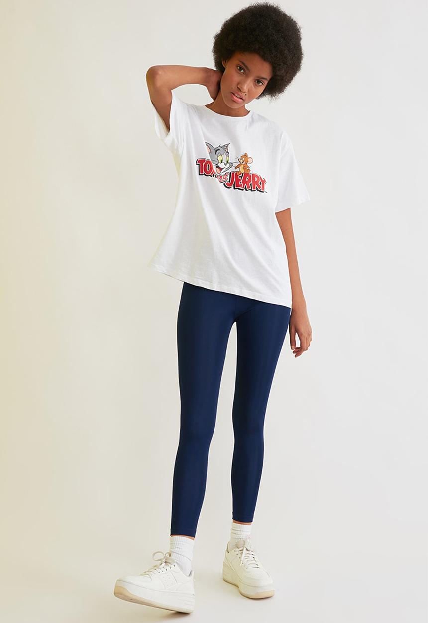 Trendyol - Bright disco knit tights - navy