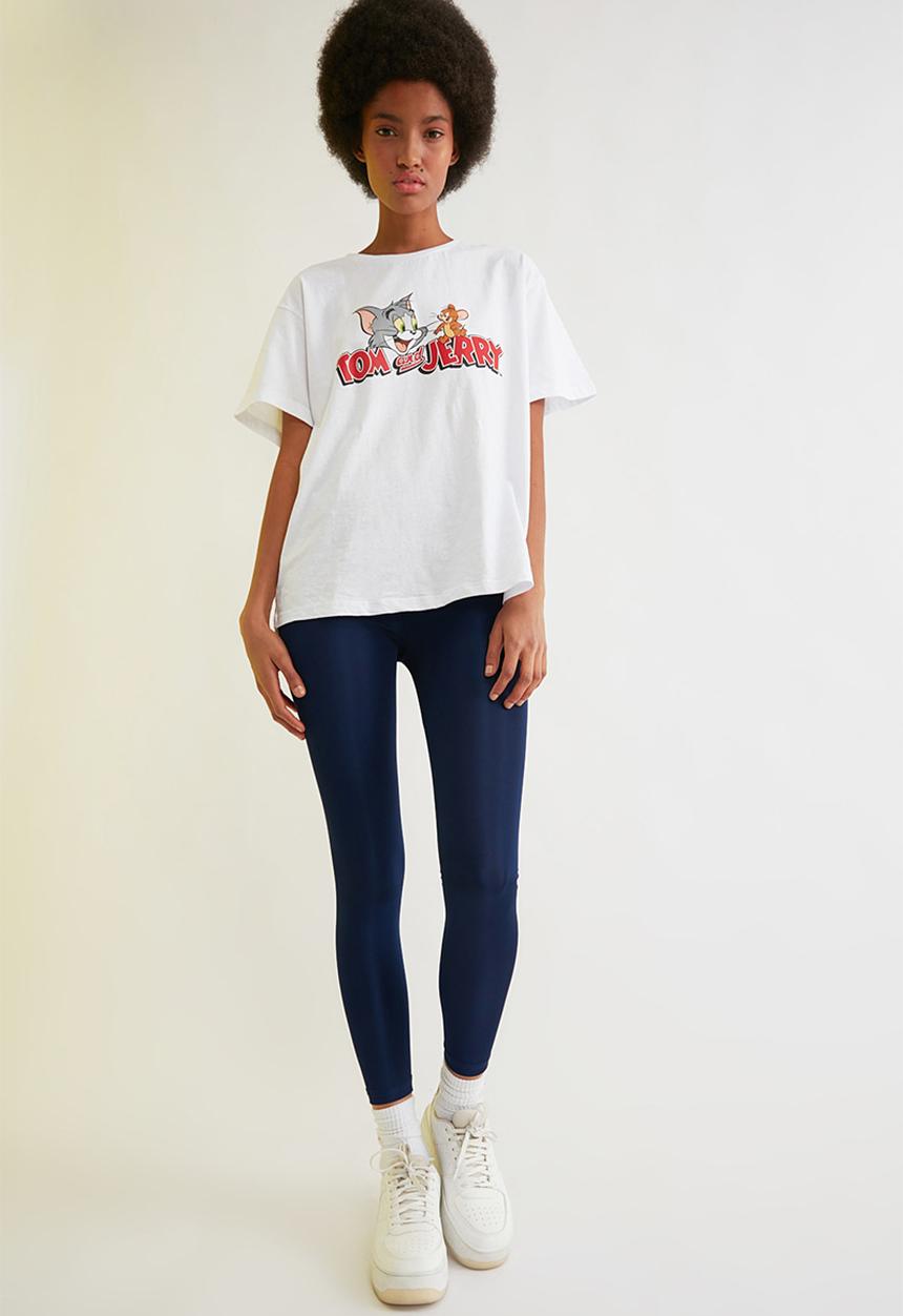 Trendyol - Bright disco knit tights - navy