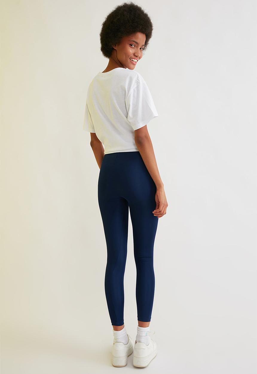 Trendyol - Bright disco knit tights - navy