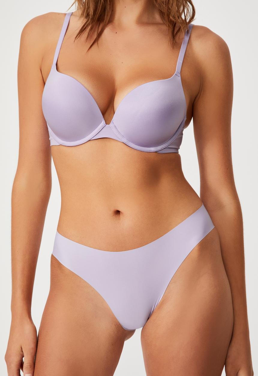 Cotton On - Party pants seamless bikini brief - lilac dream