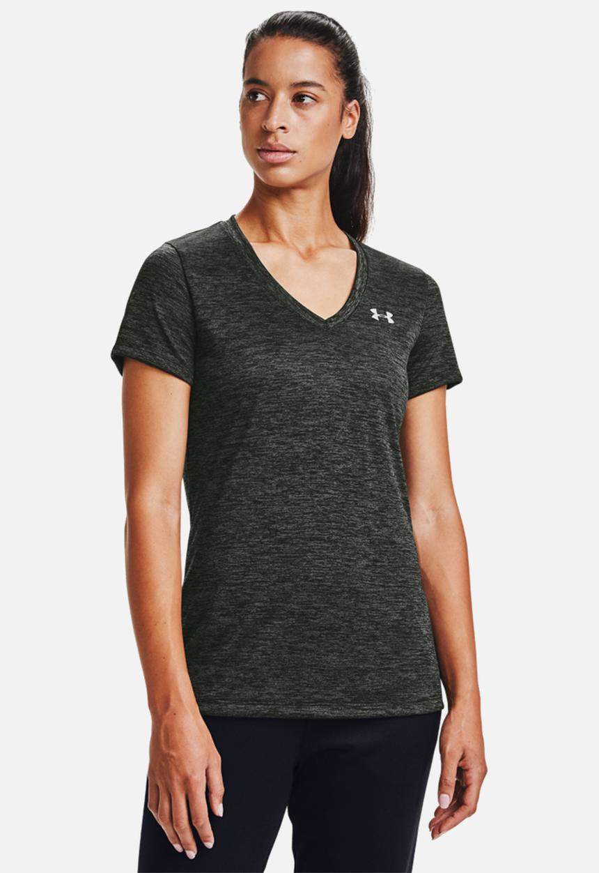 Under Armour - Tech short sleeve twist - charcoal