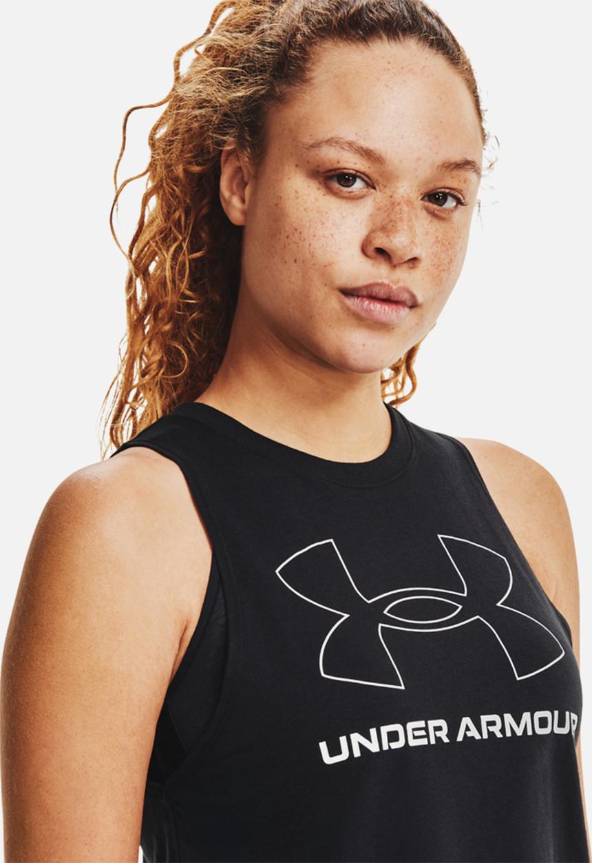 Under Armour - Live sportstyle graphic tank - black