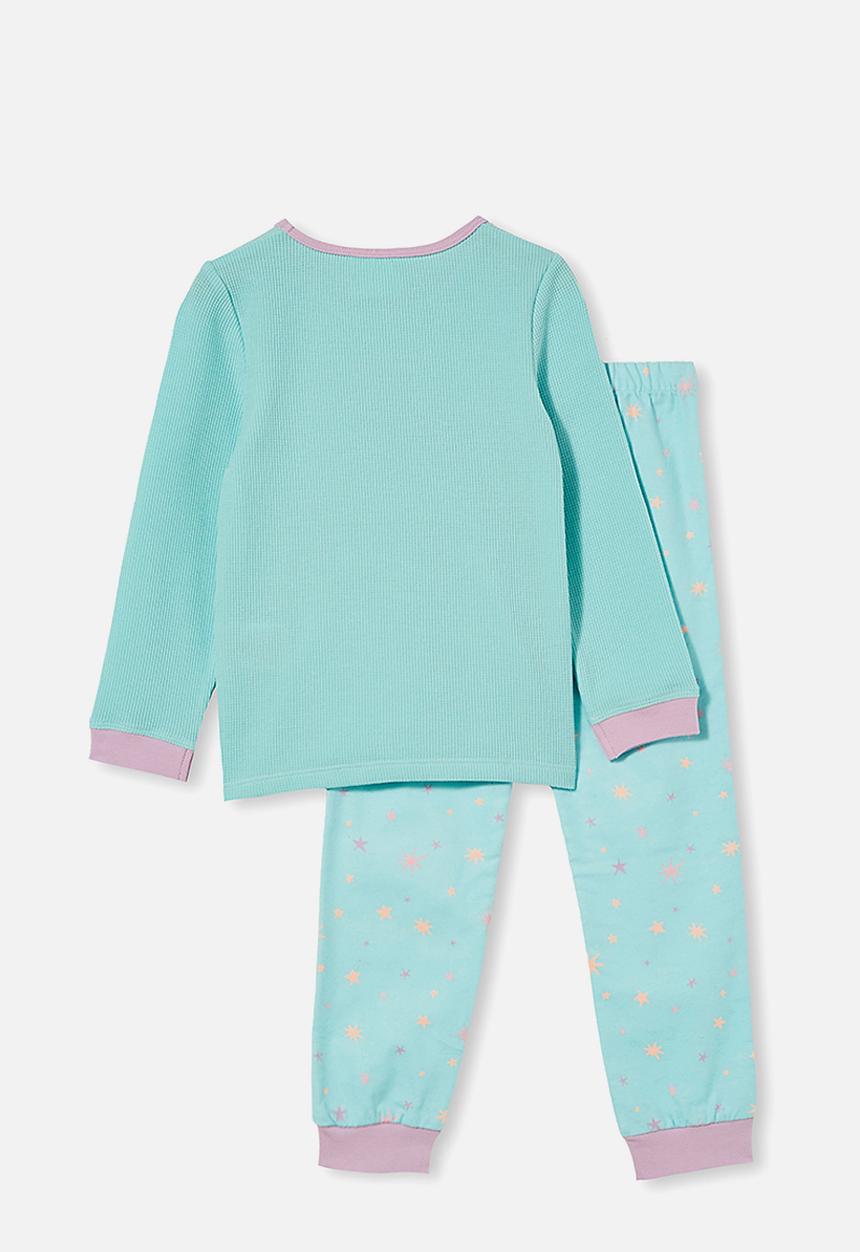 Cotton On - Edith long sleeve pyjama set - dream blue