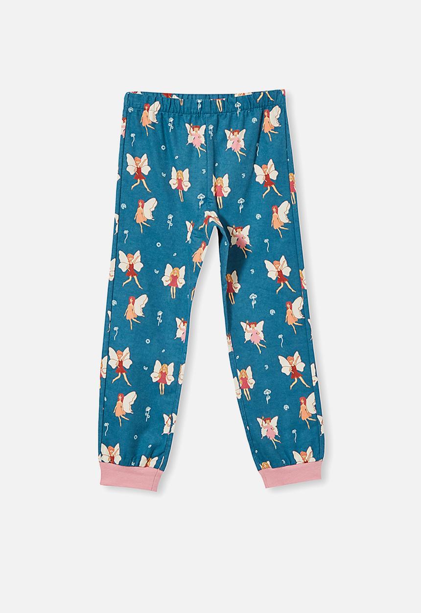 Cotton On - Edith long sleeve pyjama set - teal storm