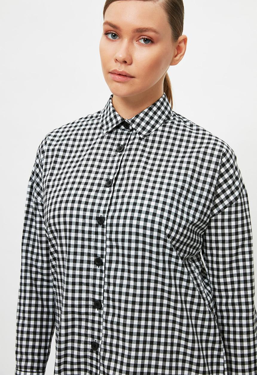 Trendyol - Siyah tunic - black & white