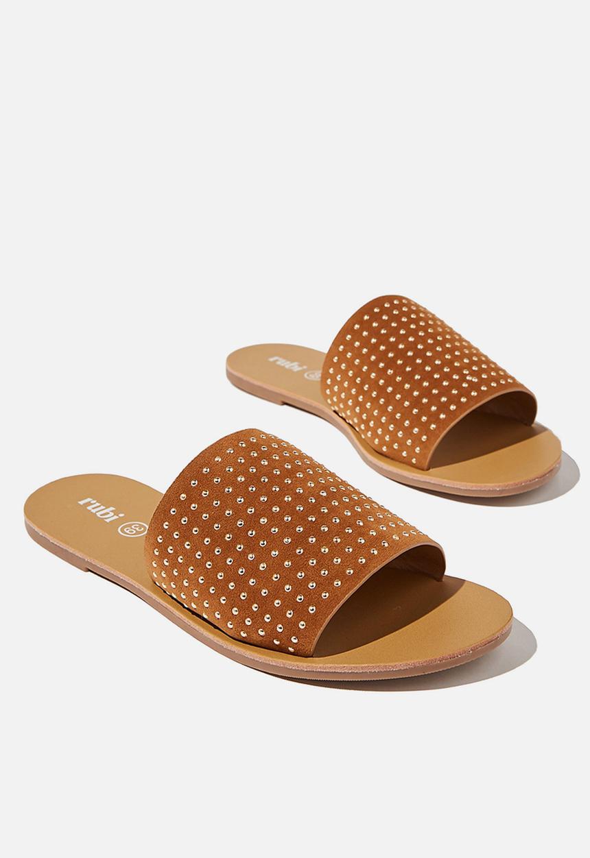 Cotton On - Carrie minimal slide  - gold studded