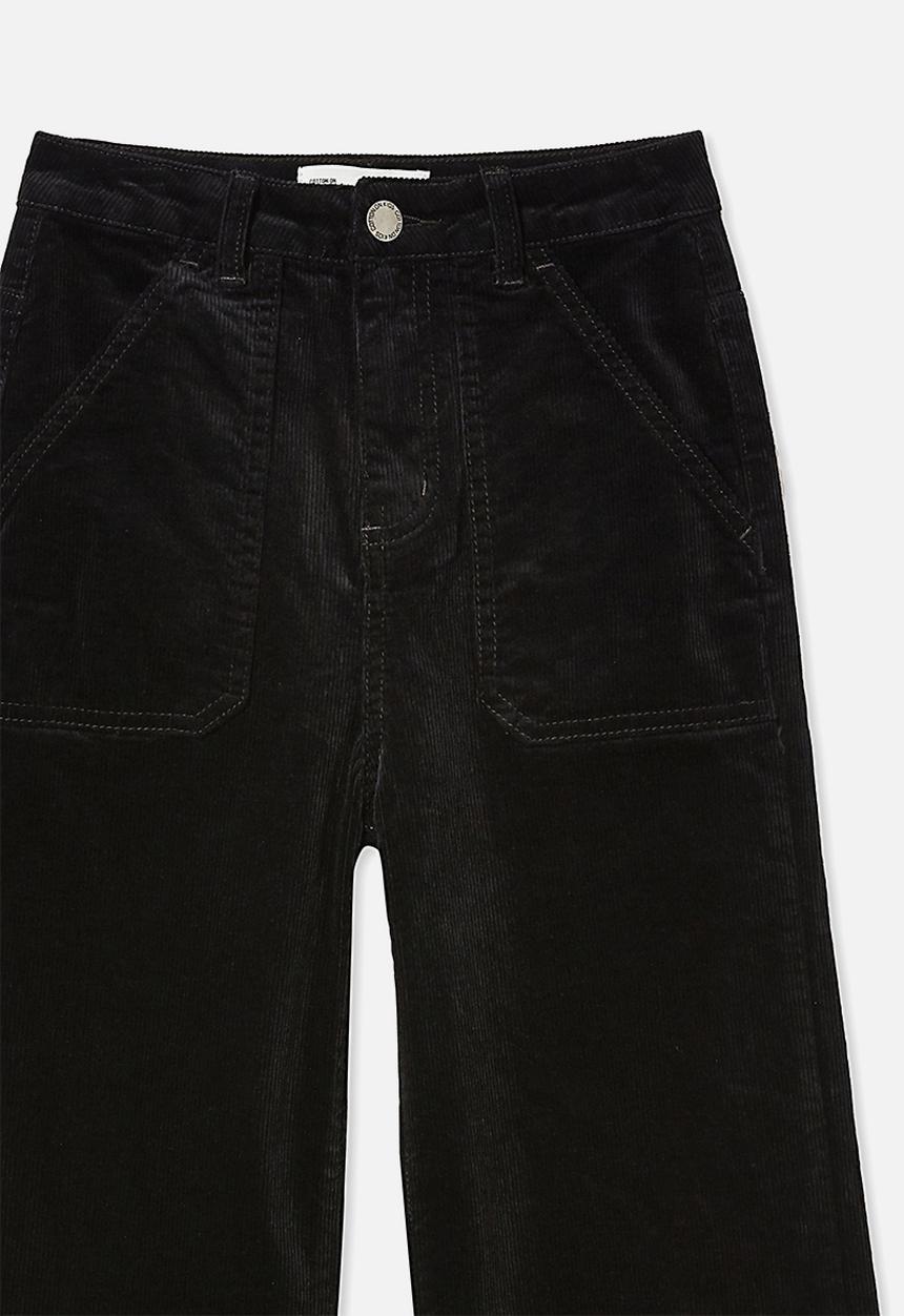 Free by Cotton On - Elka wide leg jean - black