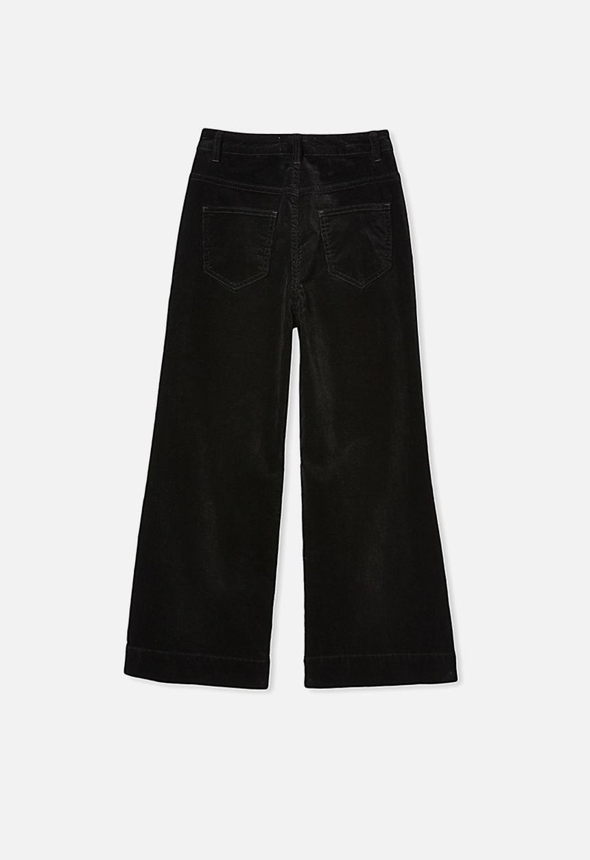 Free by Cotton On - Elka wide leg jean - black