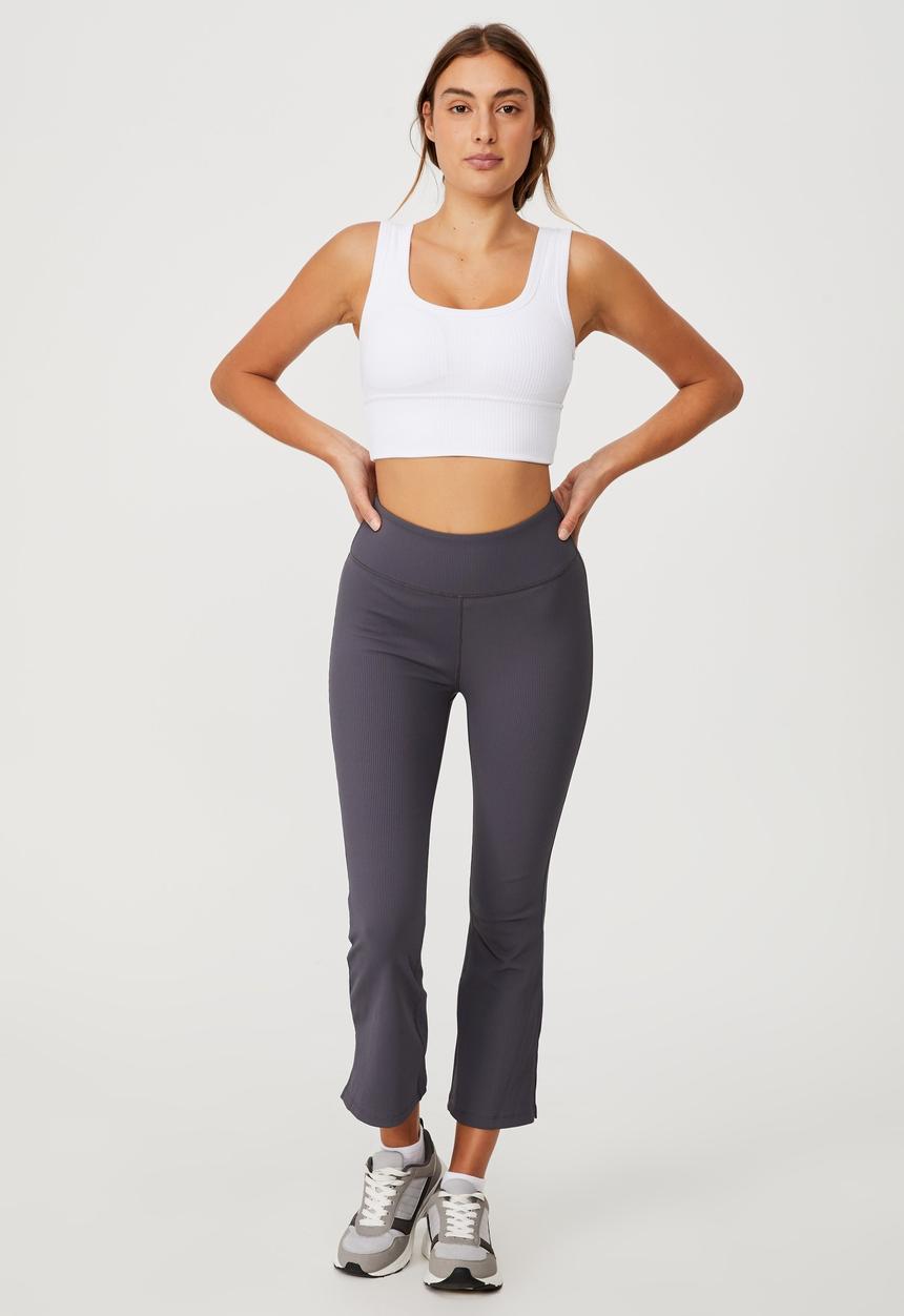 Cotton On - Rib texture vestlette - white