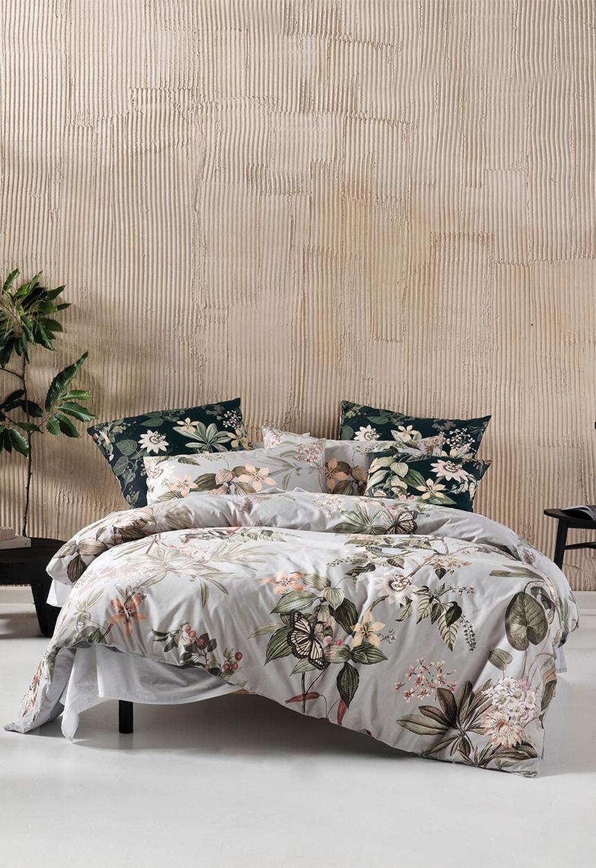 Linen House - Bolero duvet cover set - smoke