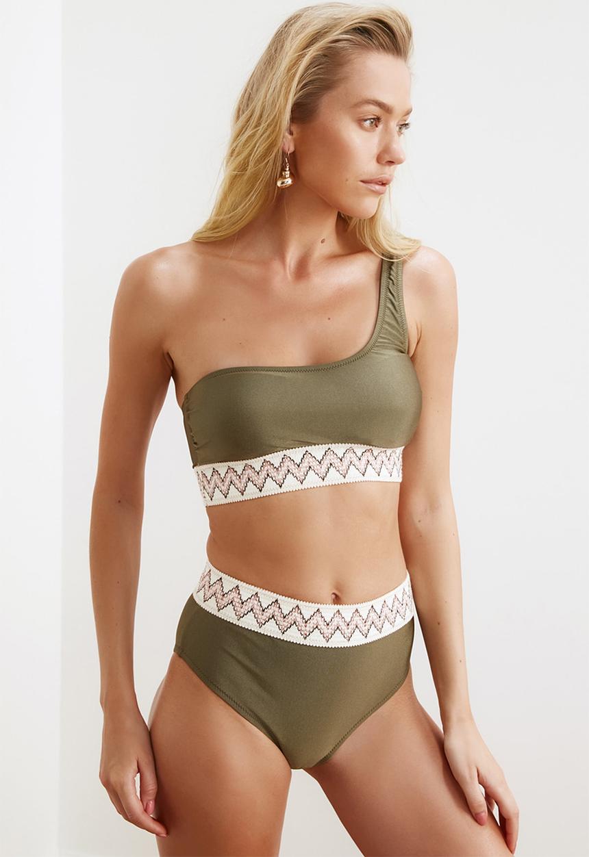 Trendyol - Haki bikini bottom - khaki