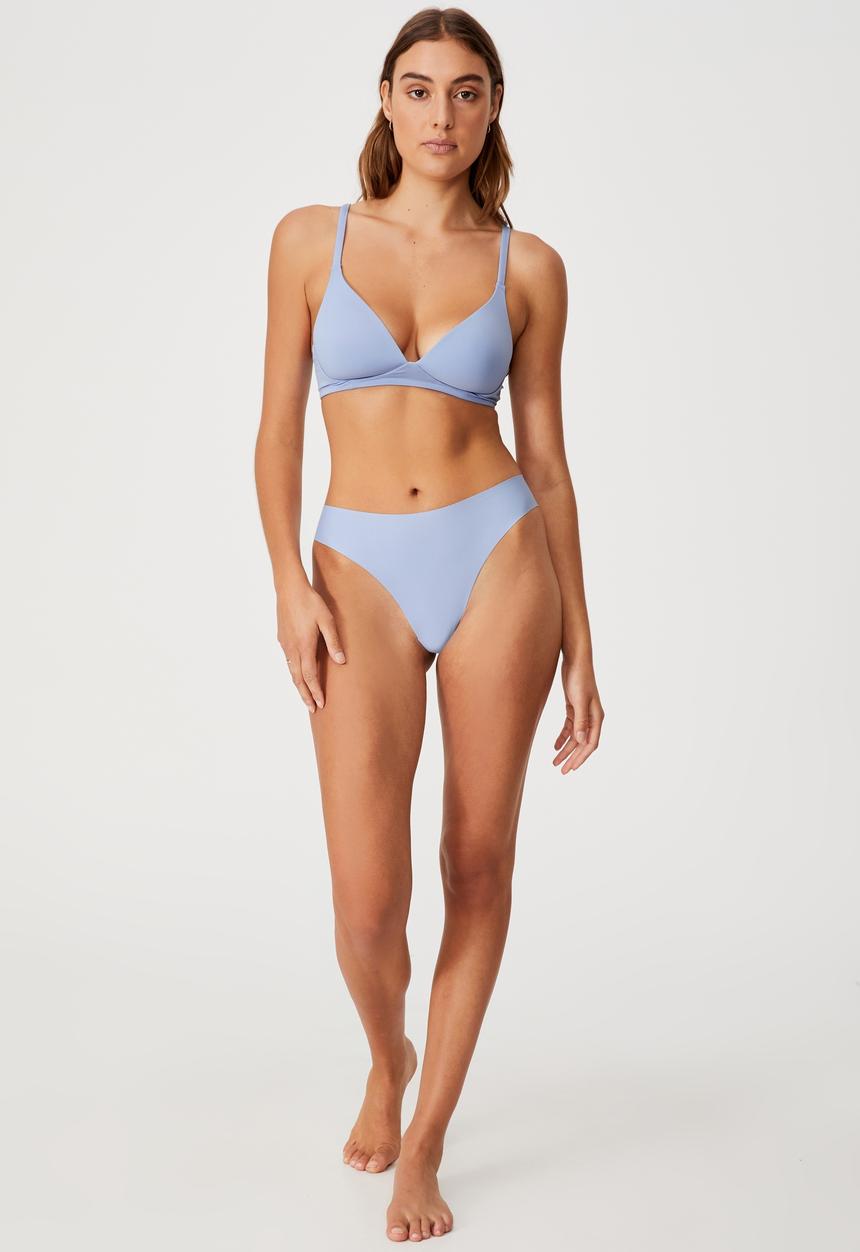 Cotton On - The invisible high cut brasiliano brief - serenity