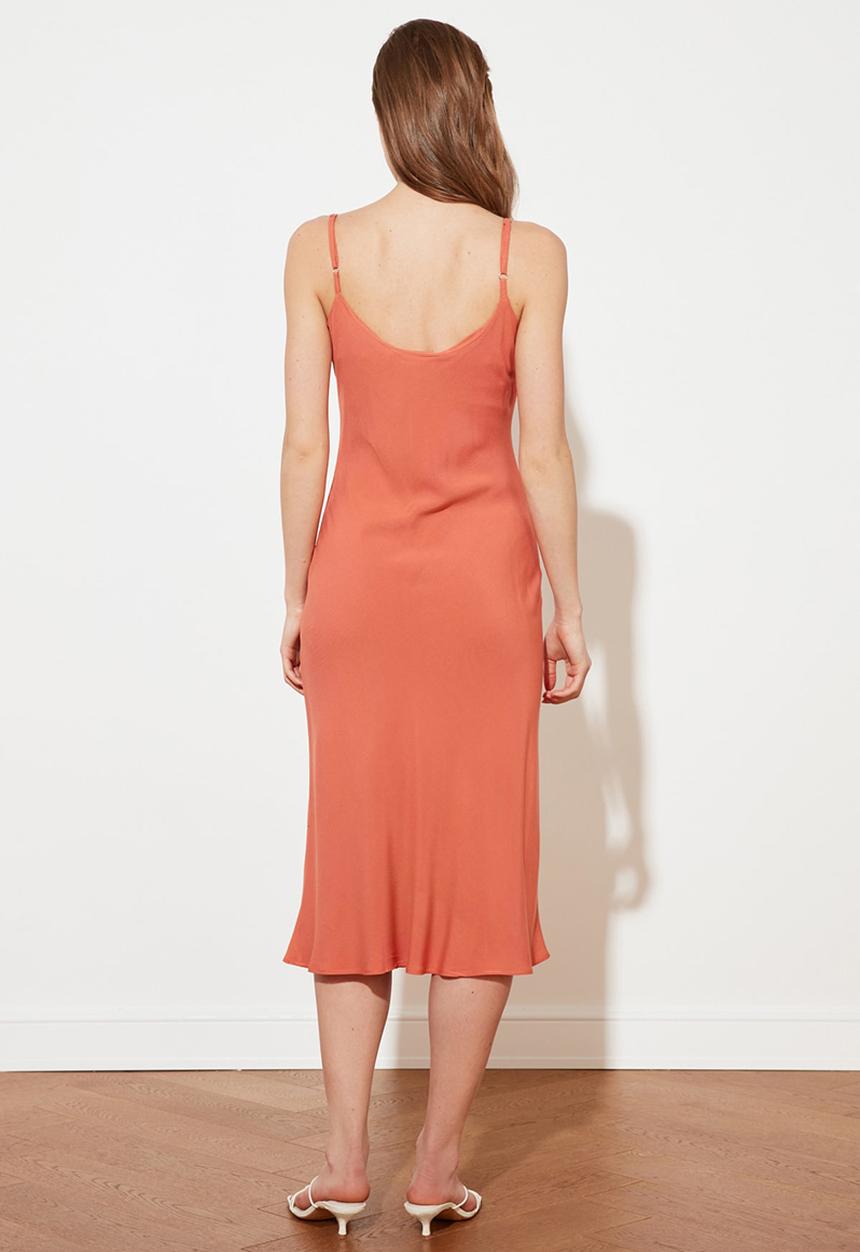 Trendyol - Tile strap dress - orange