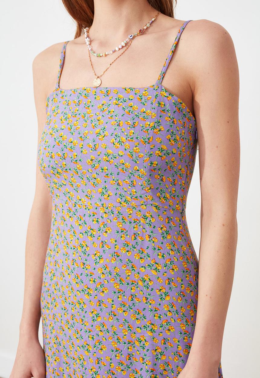 Trendyol - Lila strap dress - lilac