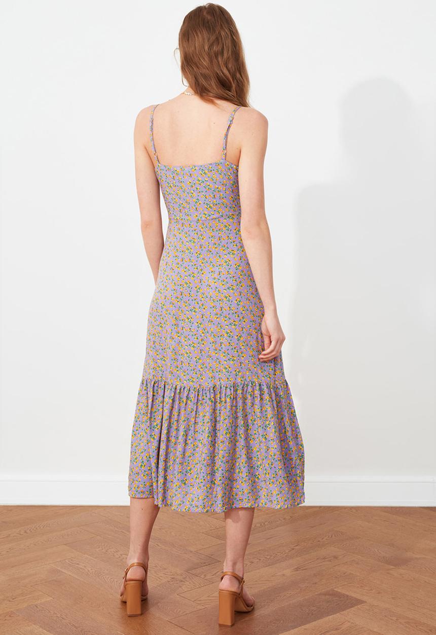 Trendyol - Lila strap dress - lilac