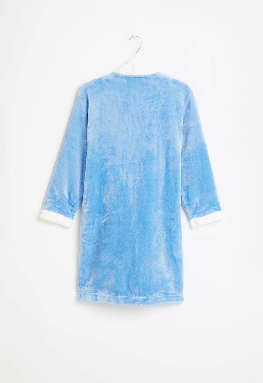 Pop Candy - Boys robe - blue & white
