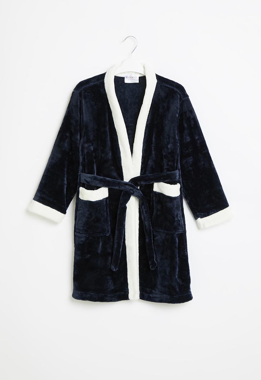 Pop Candy - Boys robe - deep navy