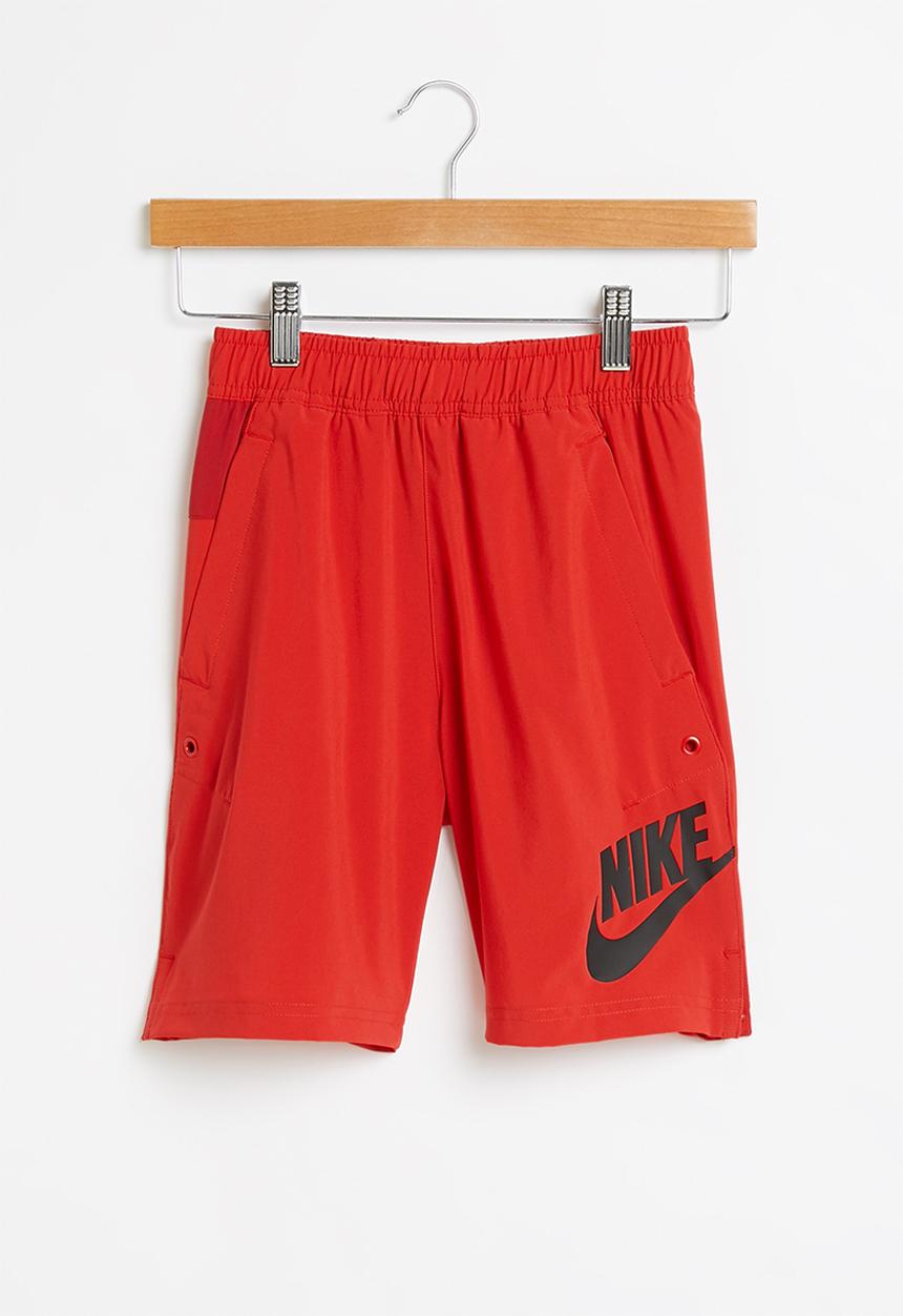 Nike - B nsw woven hbr short - university red/gym red/white