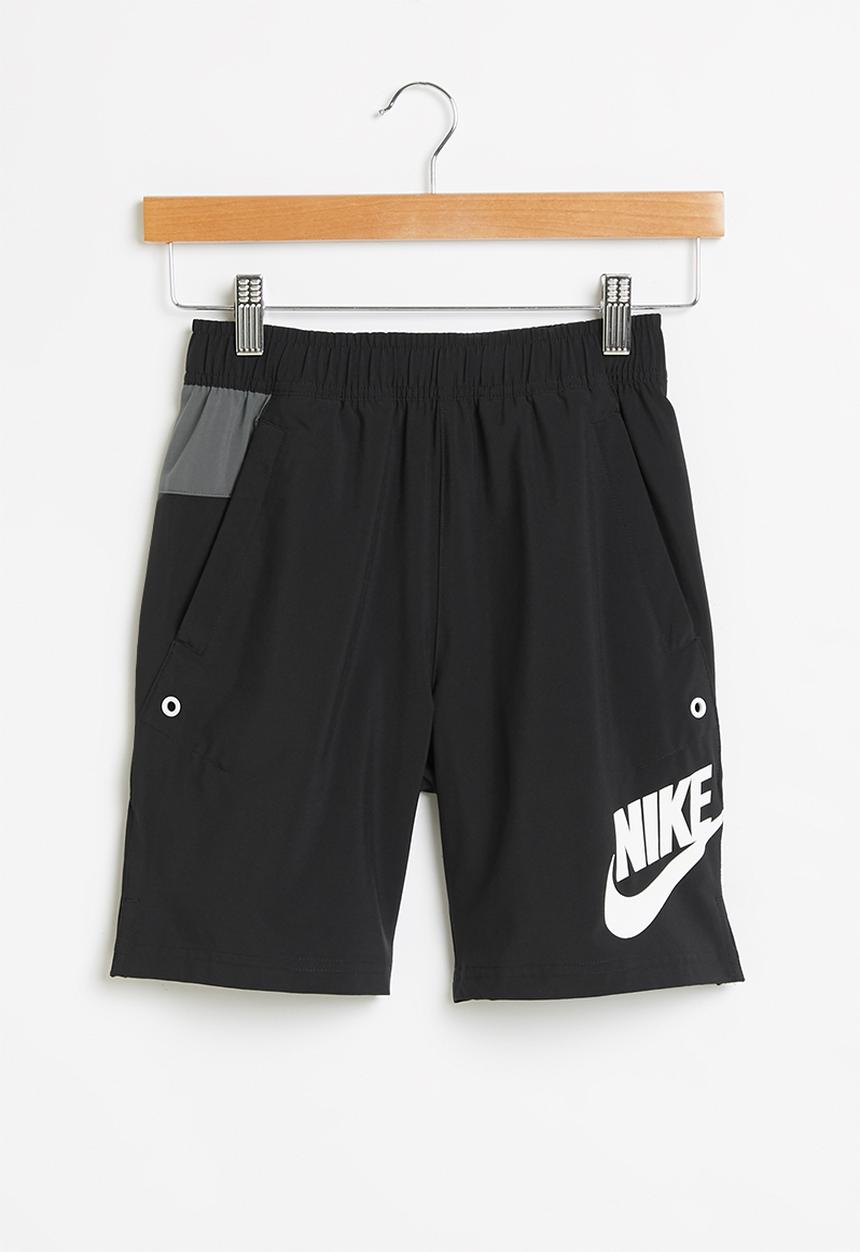 Nike - B nsw woven hbr short - black/iron grey/white/white