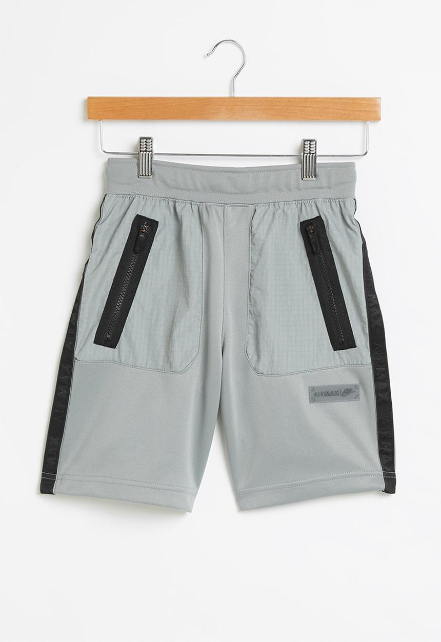 Nike - B nsw air max pk short - particle grey/black