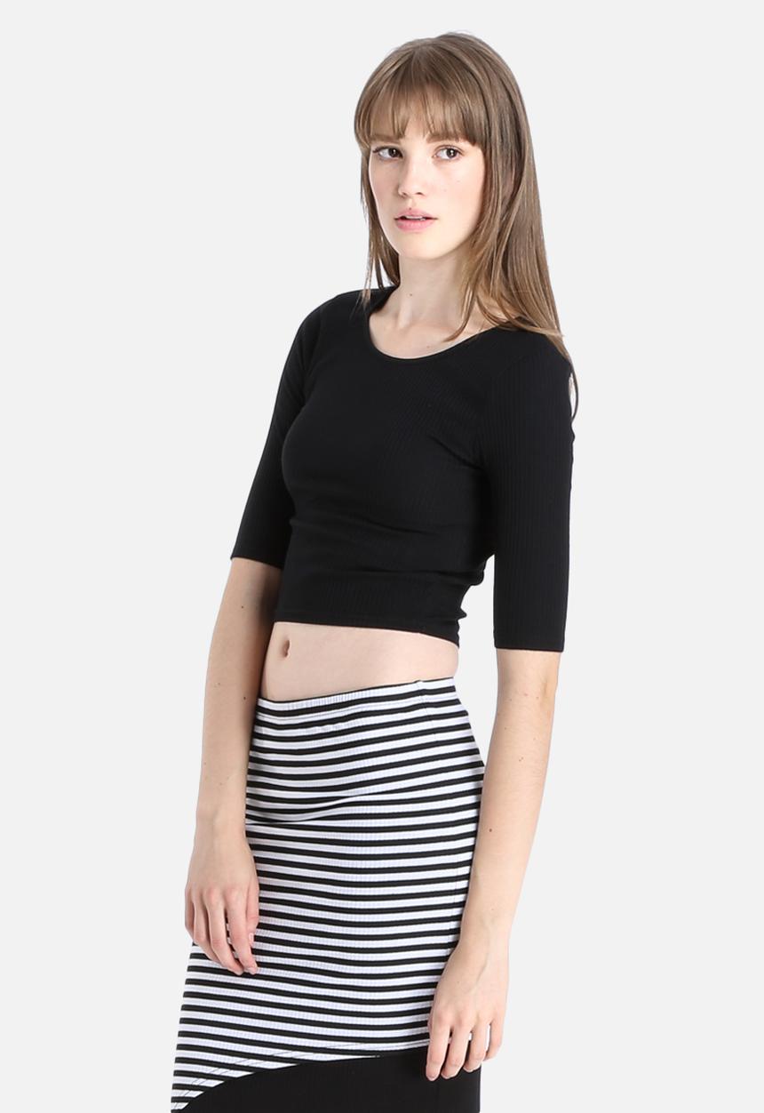 MINKPINK - Tick Tock 3/4 Sleeve Tee
