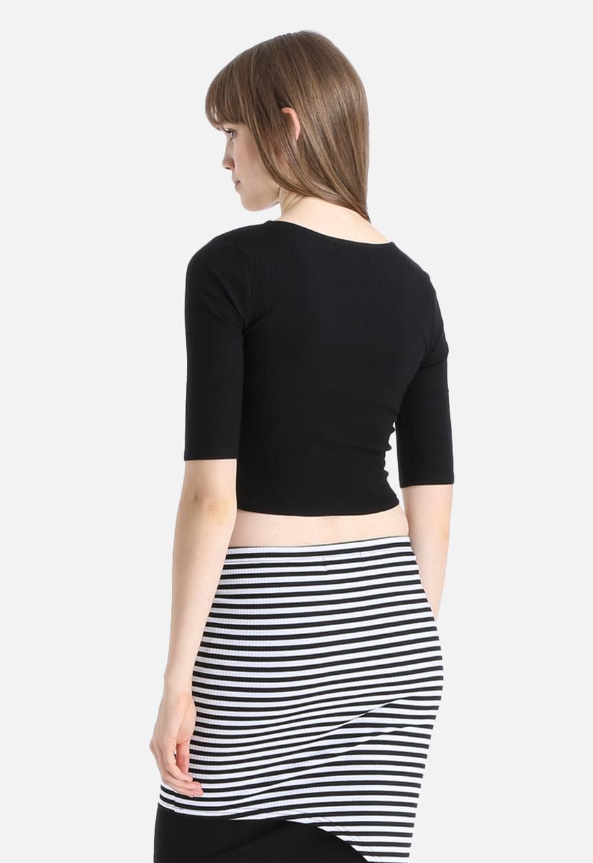 MINKPINK - Tick Tock 3/4 Sleeve Tee