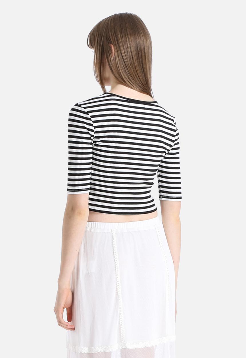 MINKPINK - Tick Tock Stripe Tee