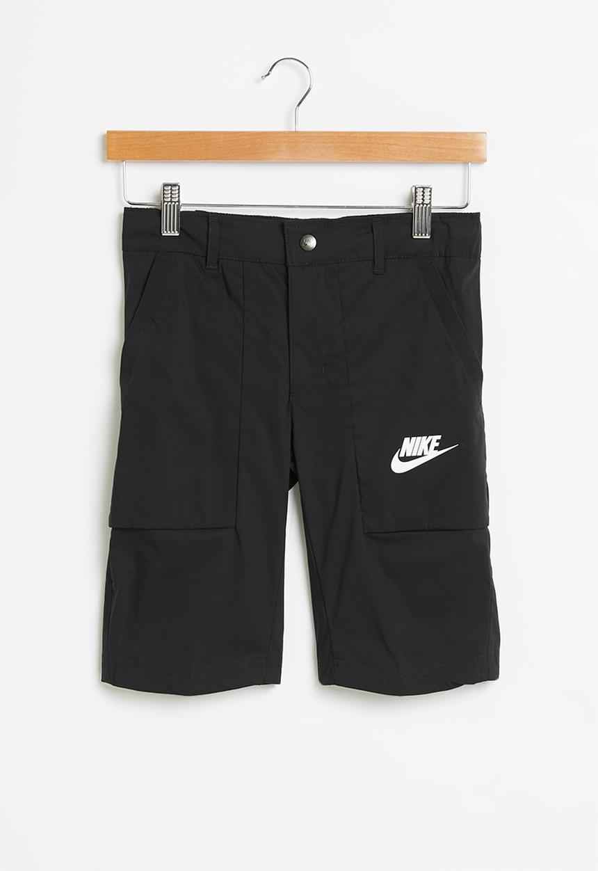 Nike - B nsw ssnl cargo short - black & white
