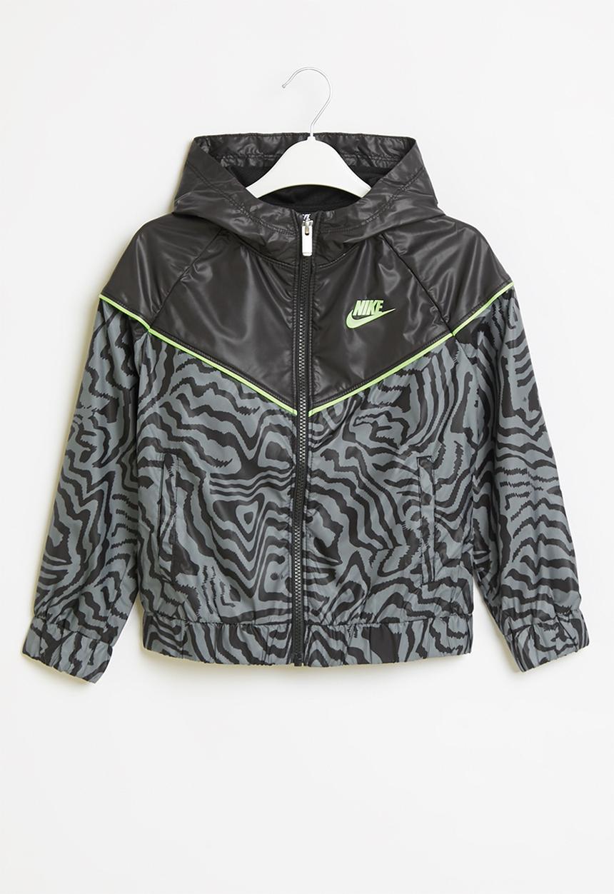 Nike - Nkg electric zebra windrunner - black