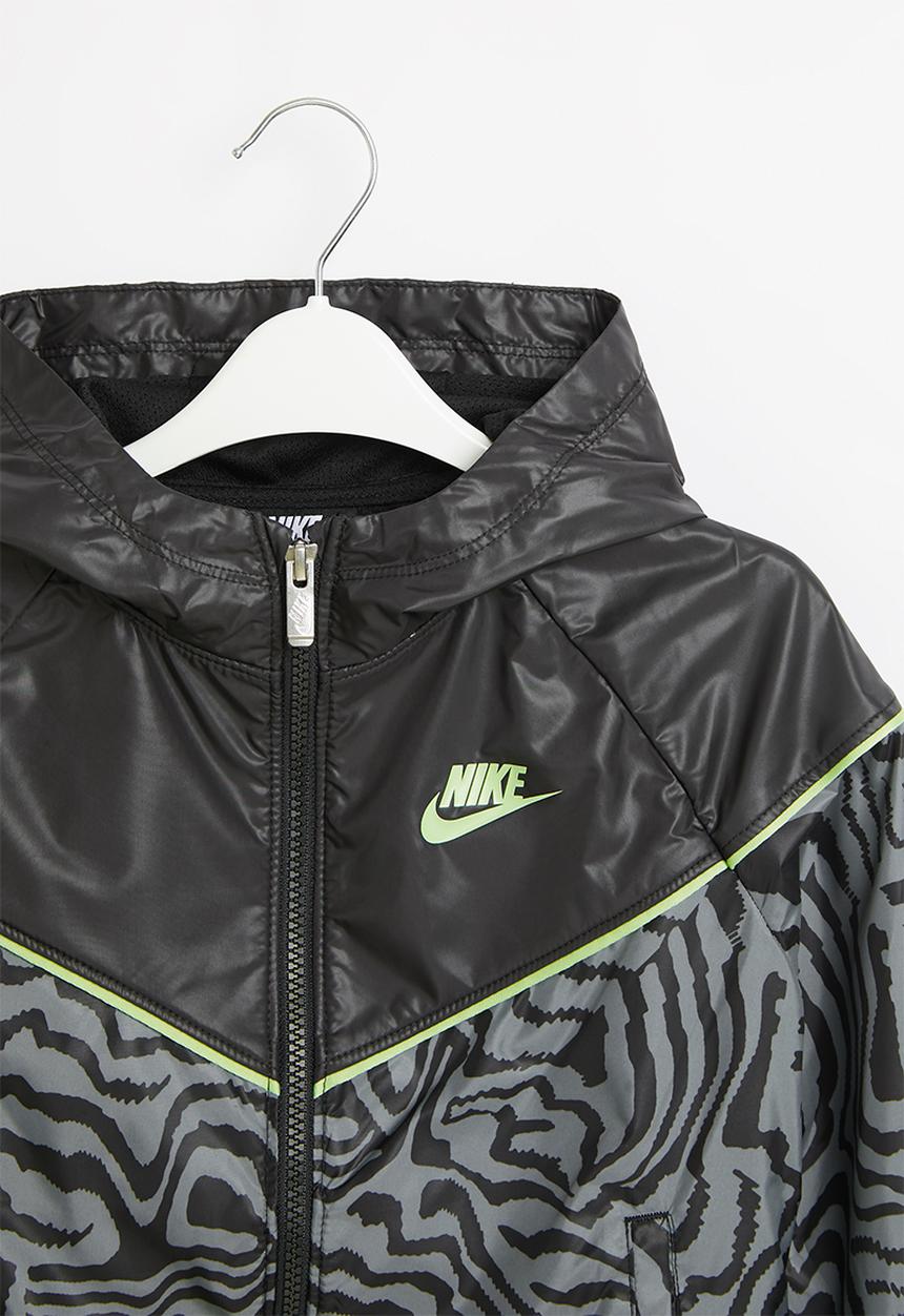 Nike - Nkg electric zebra windrunner - black