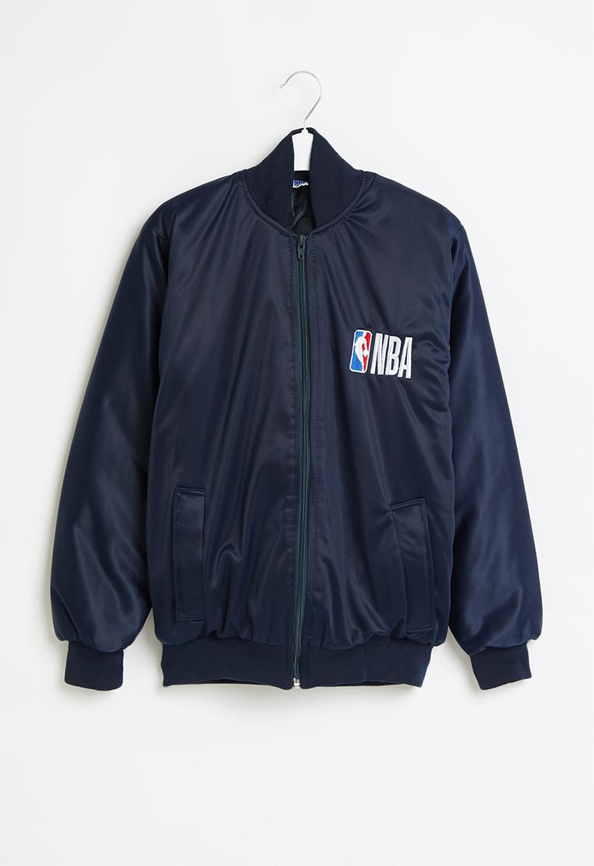 NBA - Nba icon logo bomber jacket - navy
