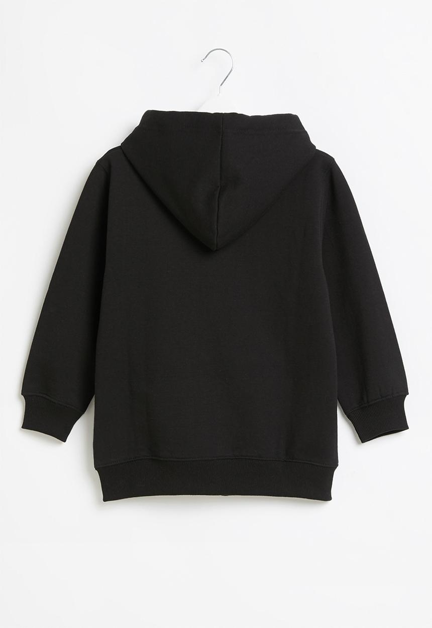 Ben Sherman - Boys cat zip through hoodie - black